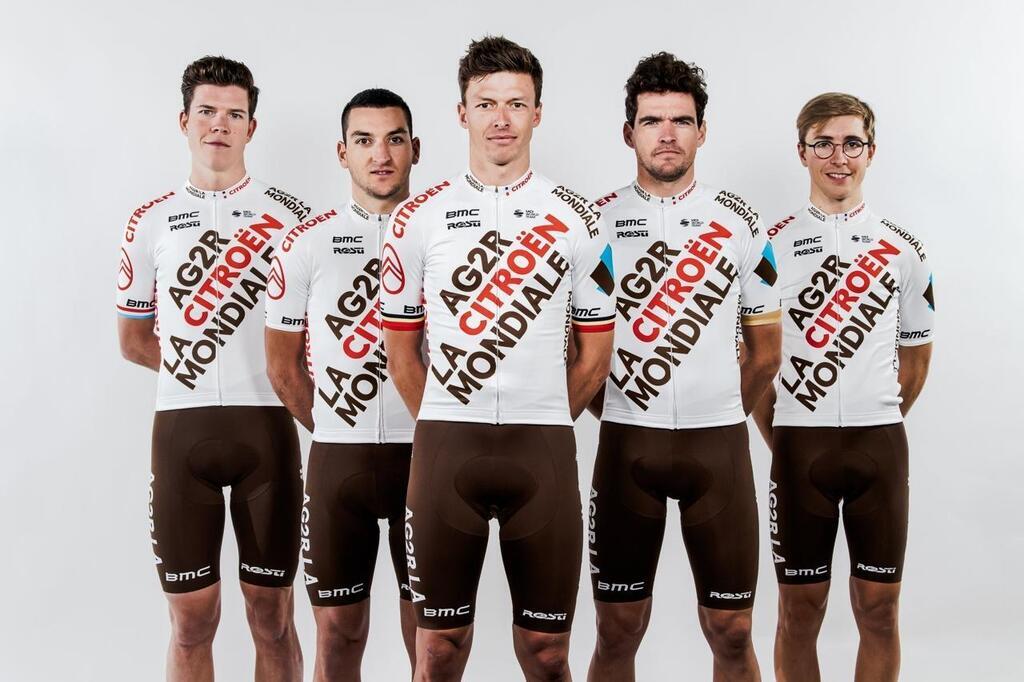 Maillot AG2R La Mondiale 2020 équipe cyclisme Pro été vélo Homme 