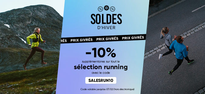 Soldes Hiver 2023 -10% Rayon Running