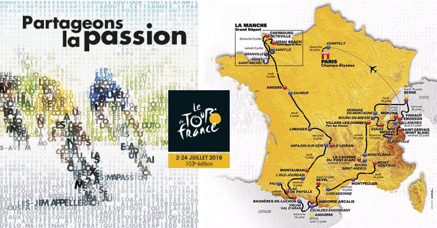 Tour de France 2016. Découvrez en détail le parcours !