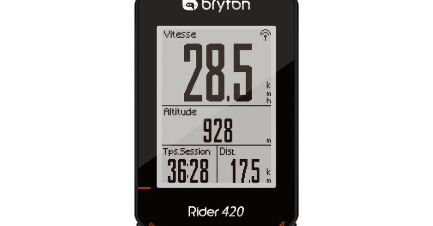 Test du Compteur GPS Bryton Rider 420