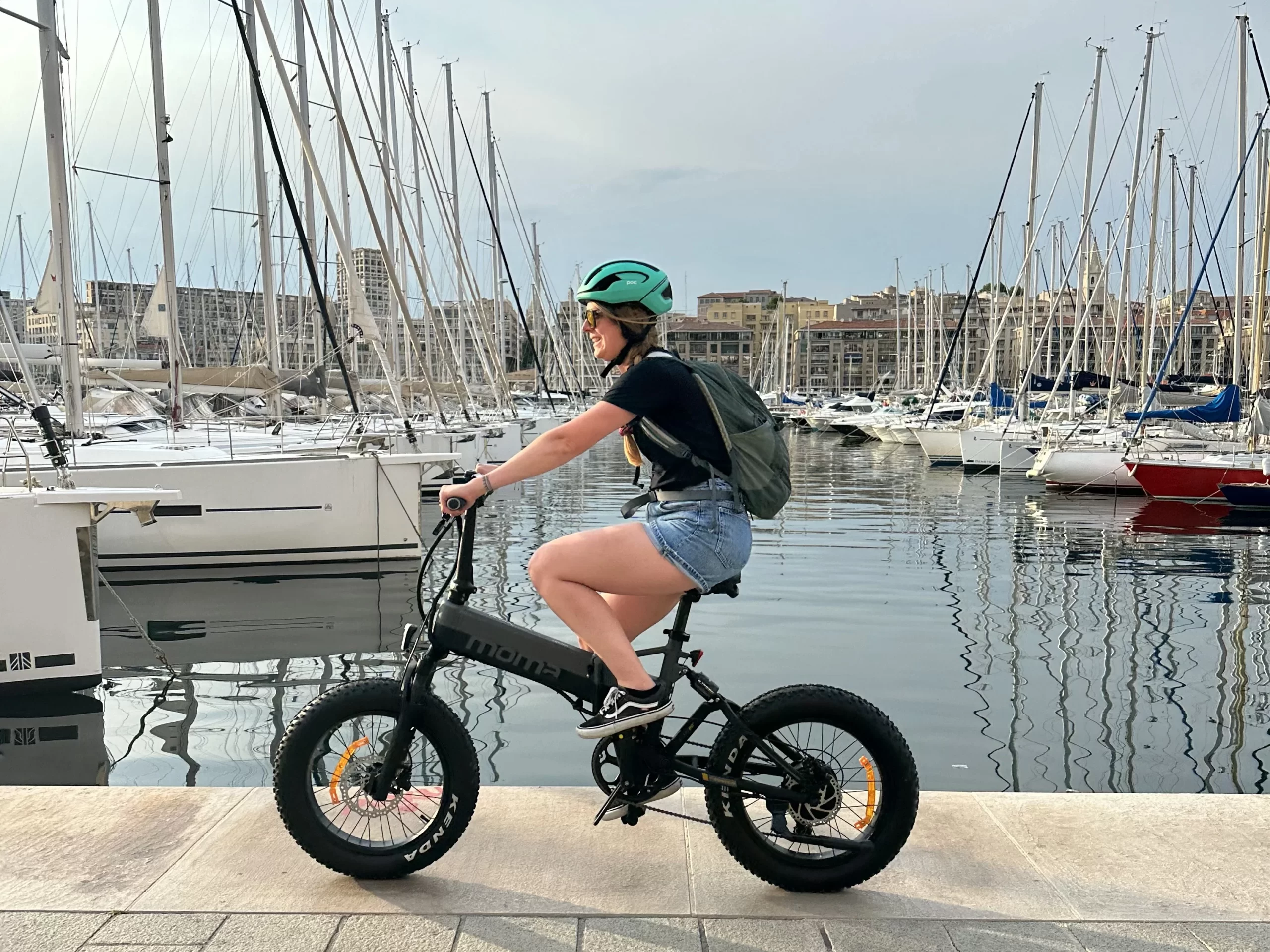 test du vélo pliant Moma Fat Pro par Clémence